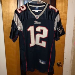 Onfield Reebok Jersey, Tom Brady #12